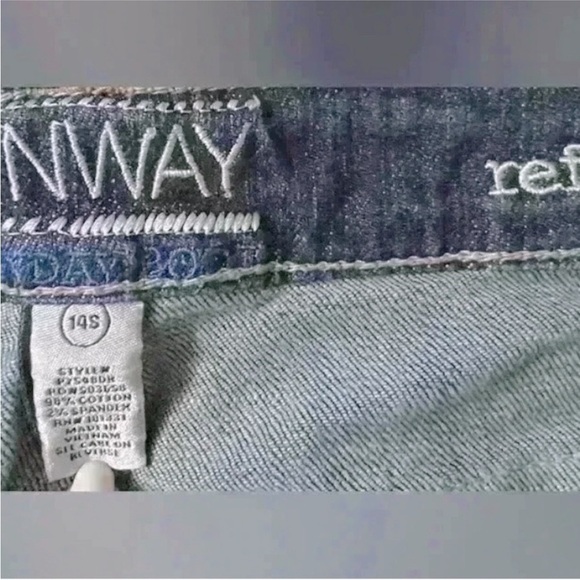 REFUGE Denim Blue Flare Jeans - Picture 4 of 4